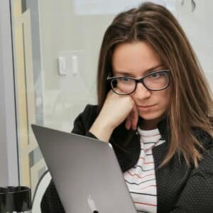 Photo Frustration with Low-paying Job